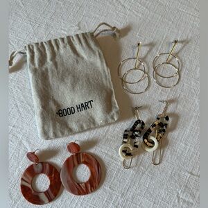 Good Hart by Matilda Jane earring set - brand new!